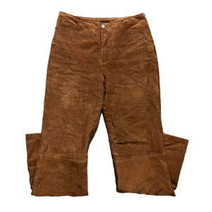 Mossimo 100% leather bootcut pants